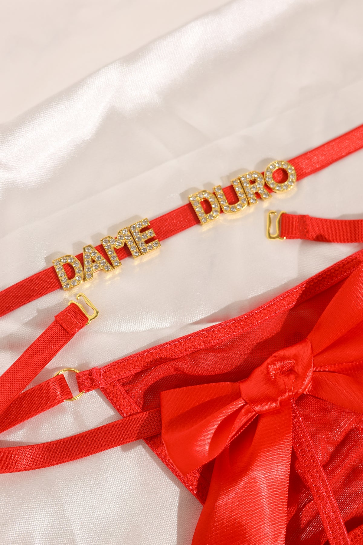 Red Temptation Thong One Size