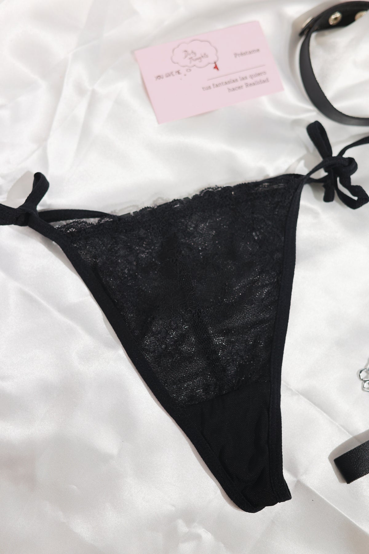 Custom g string thong with lace One Size