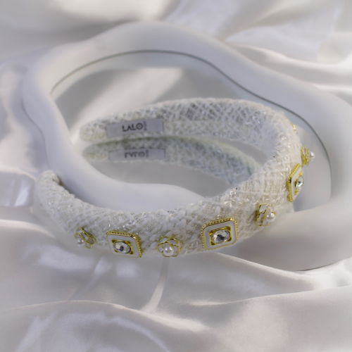 Padded woven headband