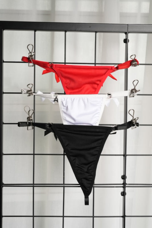 “Soy tu puta” Custom Lace G-String Thong One Size