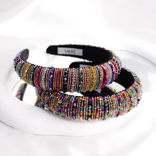 Headband With Colorful Sparkle.