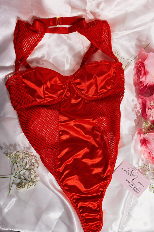 Custom Satin Bodysuit