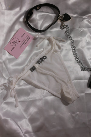 Custom g string thong with lace One Size