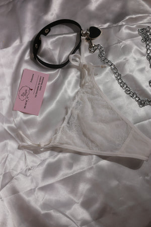 Custom g string thong with lace One Size