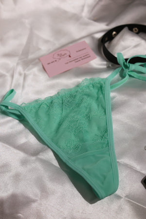 Custom g string thong with lace One Size